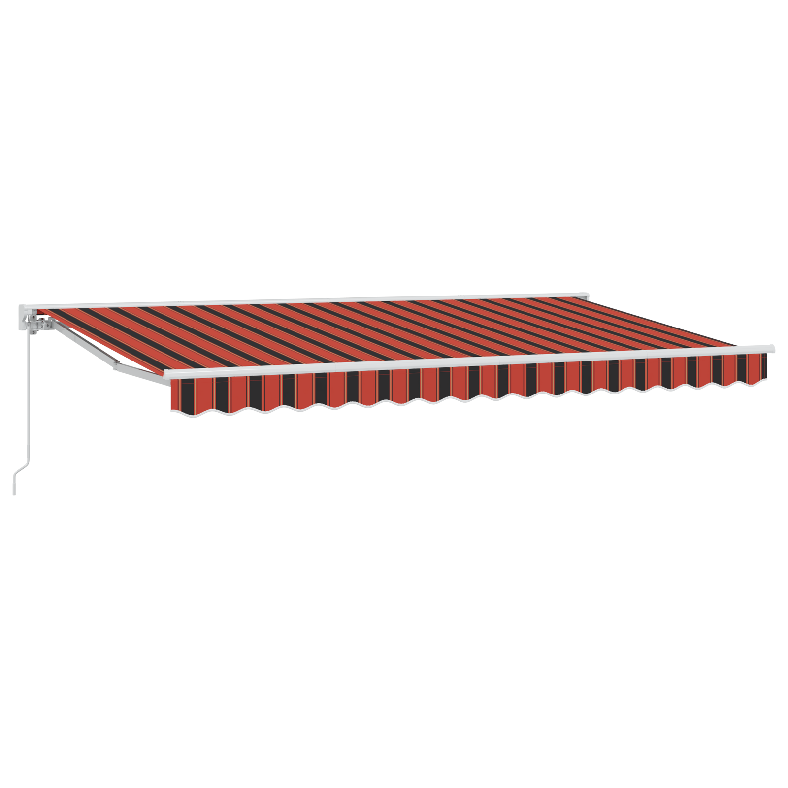 Innvendbar Markise Fargerik stripe 350x200 cm stoff