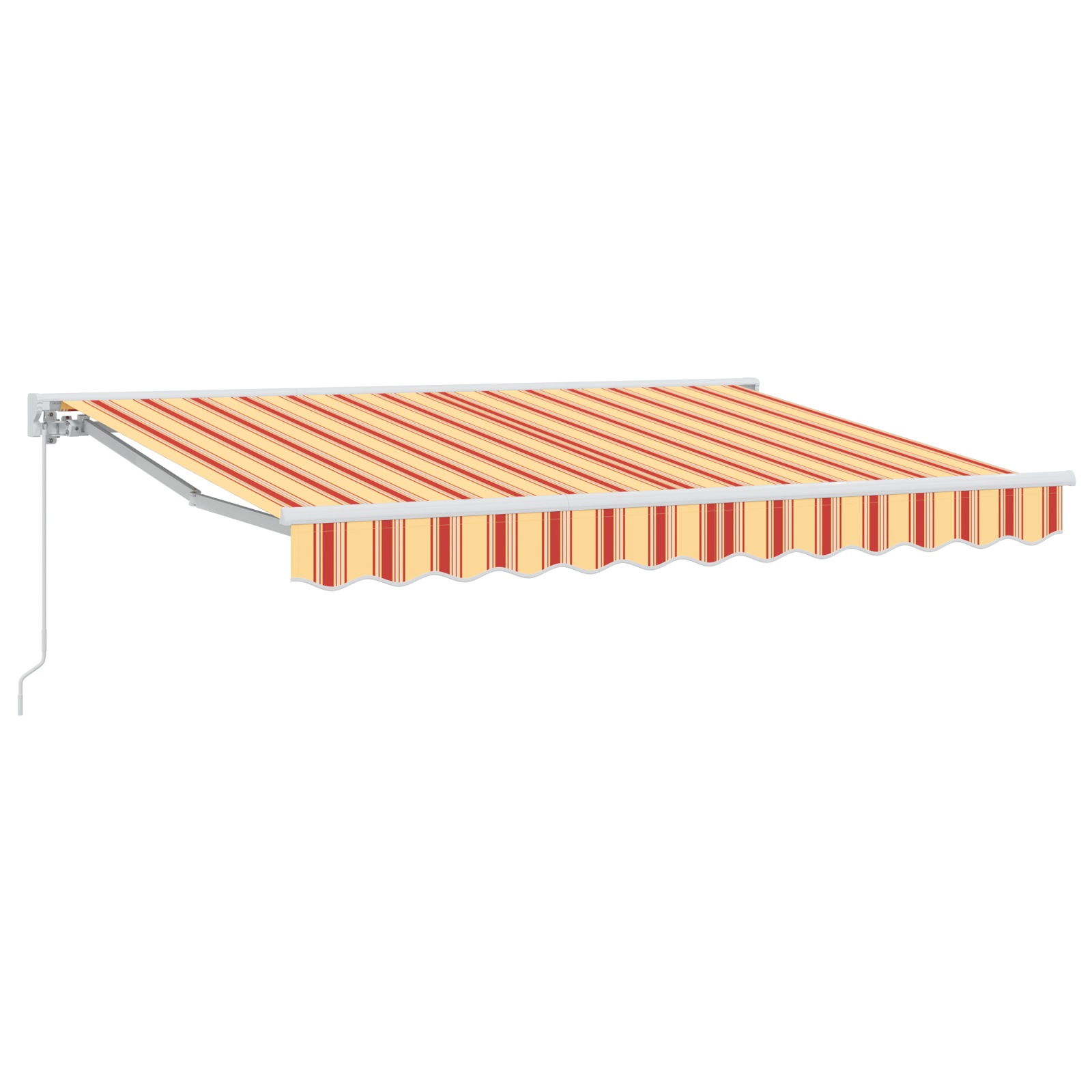 Innvendbar Markise Fargerik stripe 350x200 cm stoff