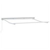Innvendbar Markise Svart 350x200 cm stoff