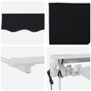 Innvendbar Markise Svart 350x200 cm stoff