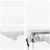Innvendbar Markise Hvit 350x200 cm stoff