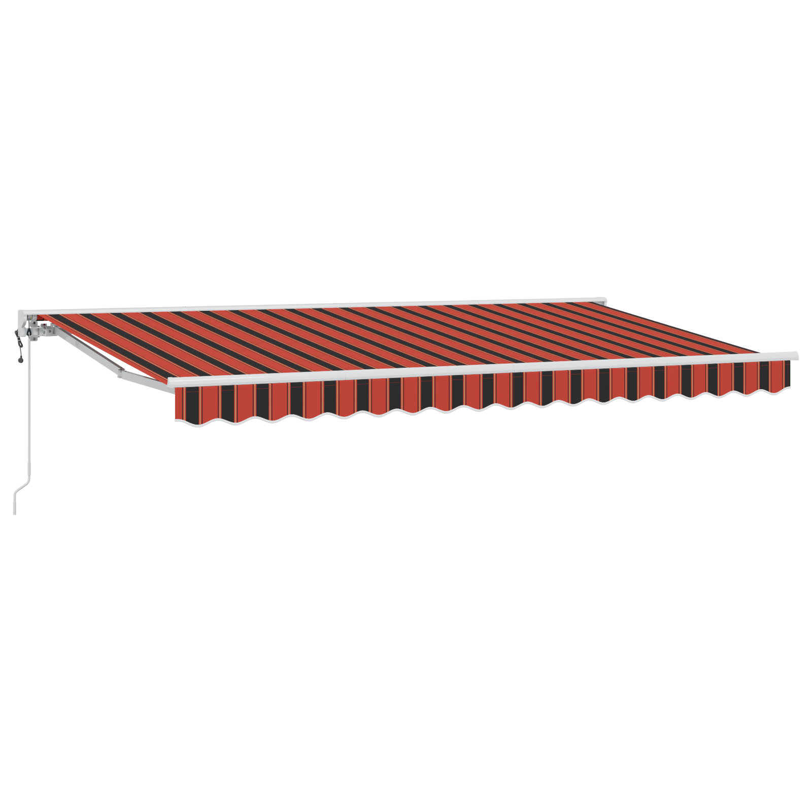 Innvendbar Markise Fargerik stripe 400x200 cm stoff