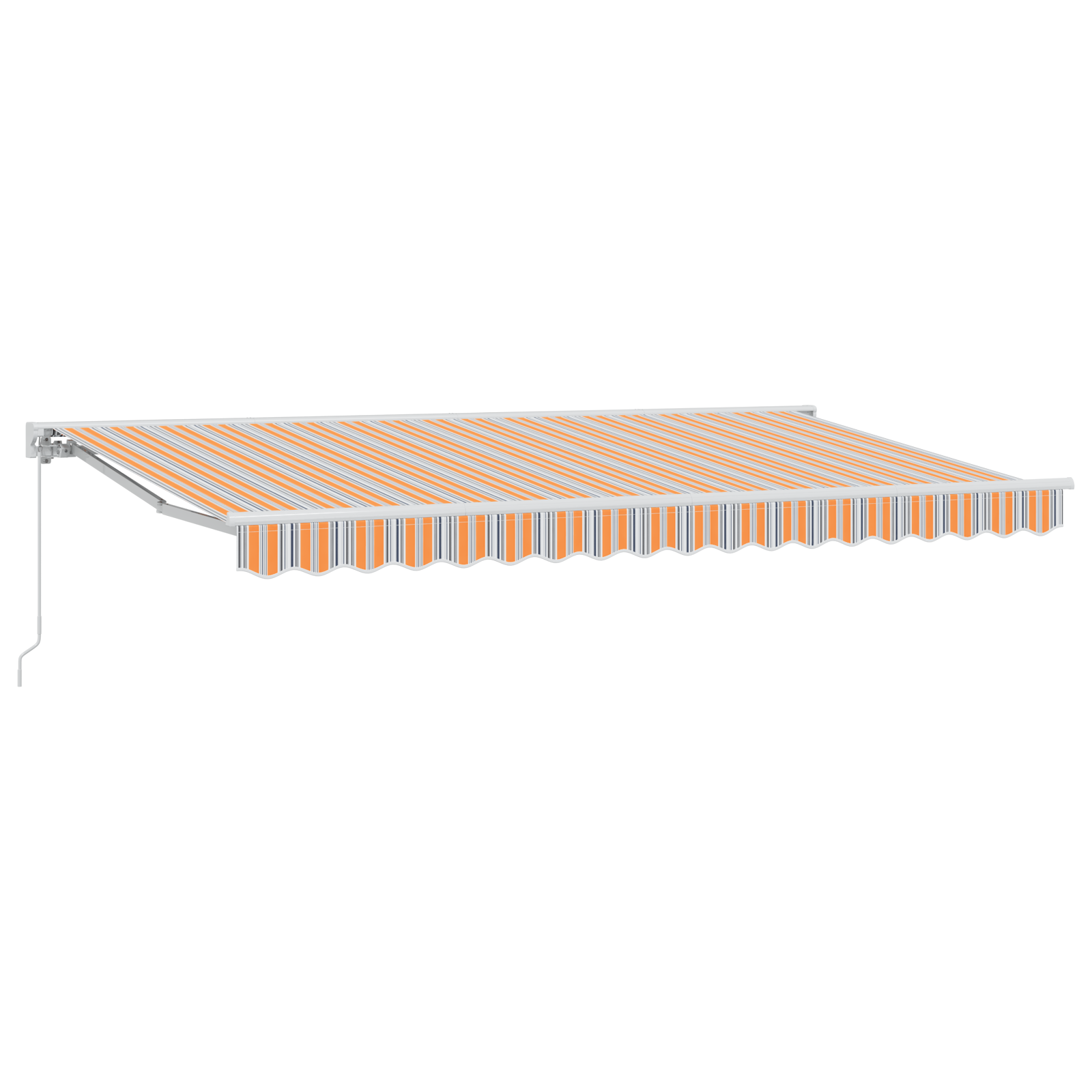 Innvendbar Markise Fargerik stripe 400x200 cm stoff
