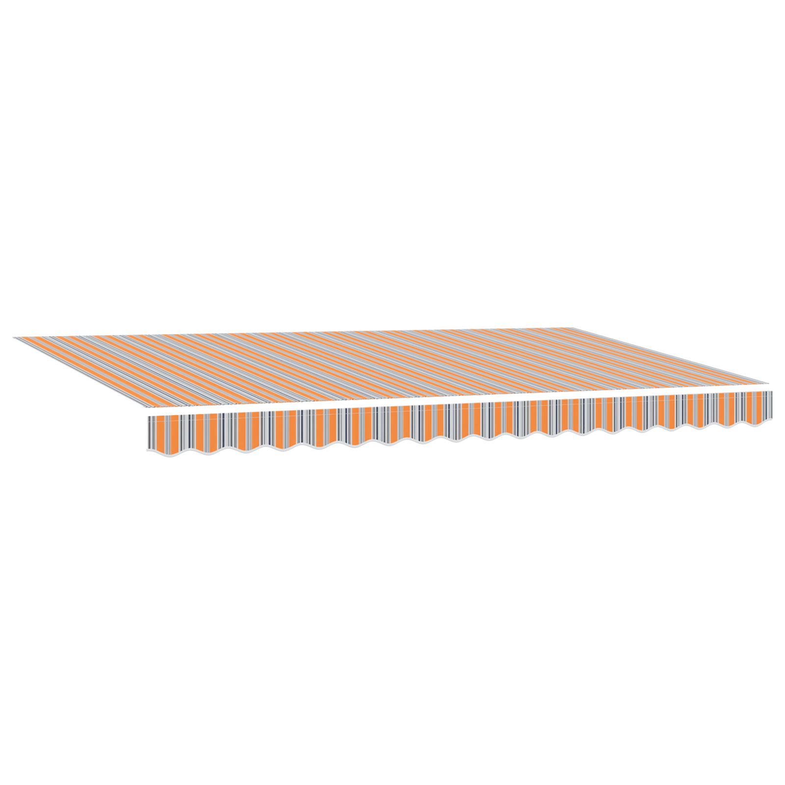 Innvendbar Markise Fargerik stripe 400x200 cm stoff
