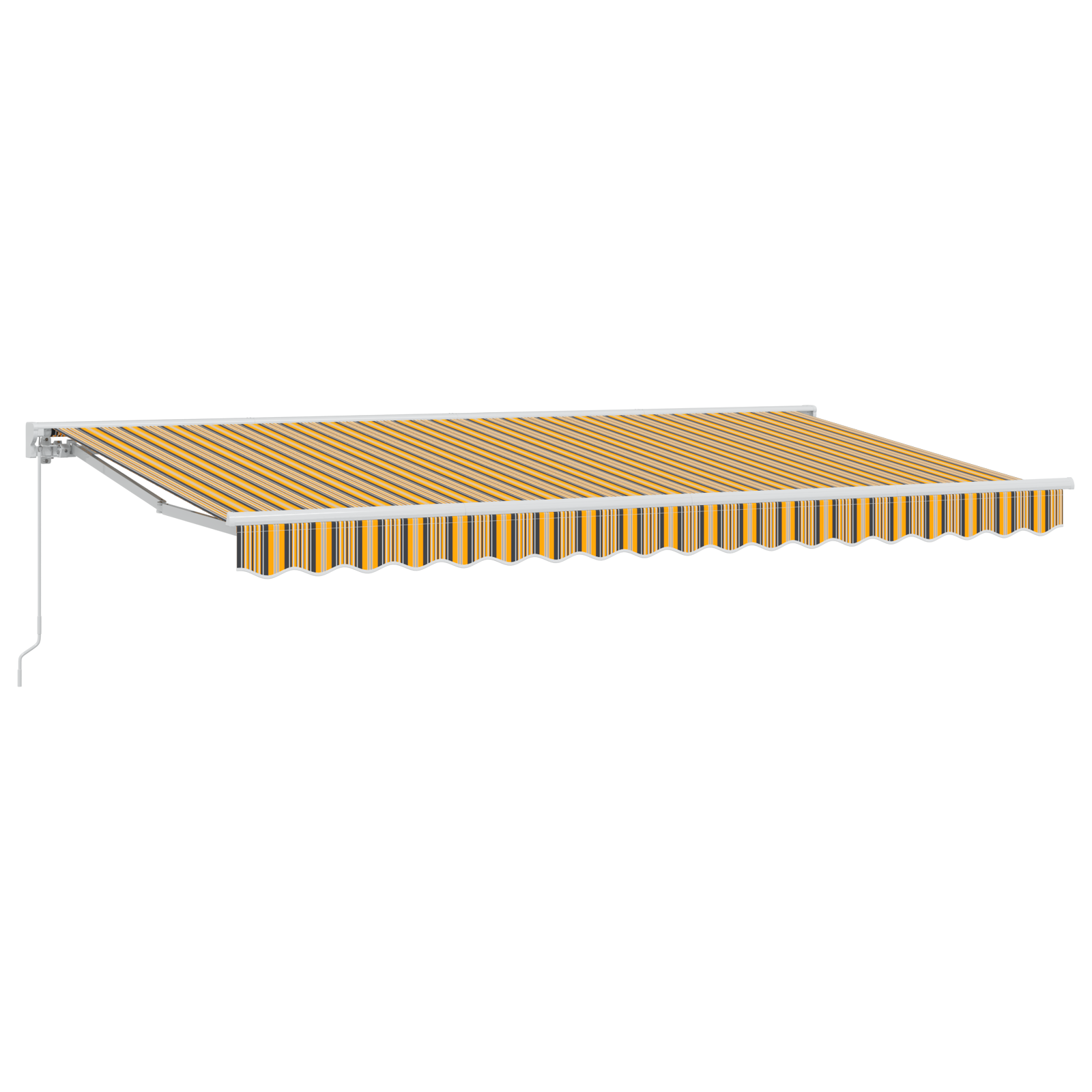 Innvendbar Markise Fargerik stripe 400x200 cm stoff