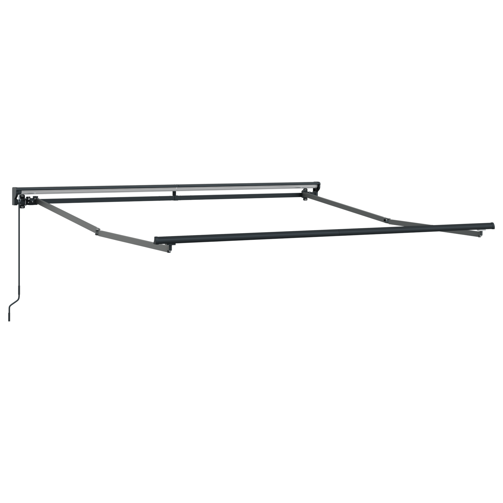 Innvendbar Markise Antrasitt 300x250 cm stoff