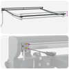 Innvendbar Markise Antrasitt 300x250 cm stoff