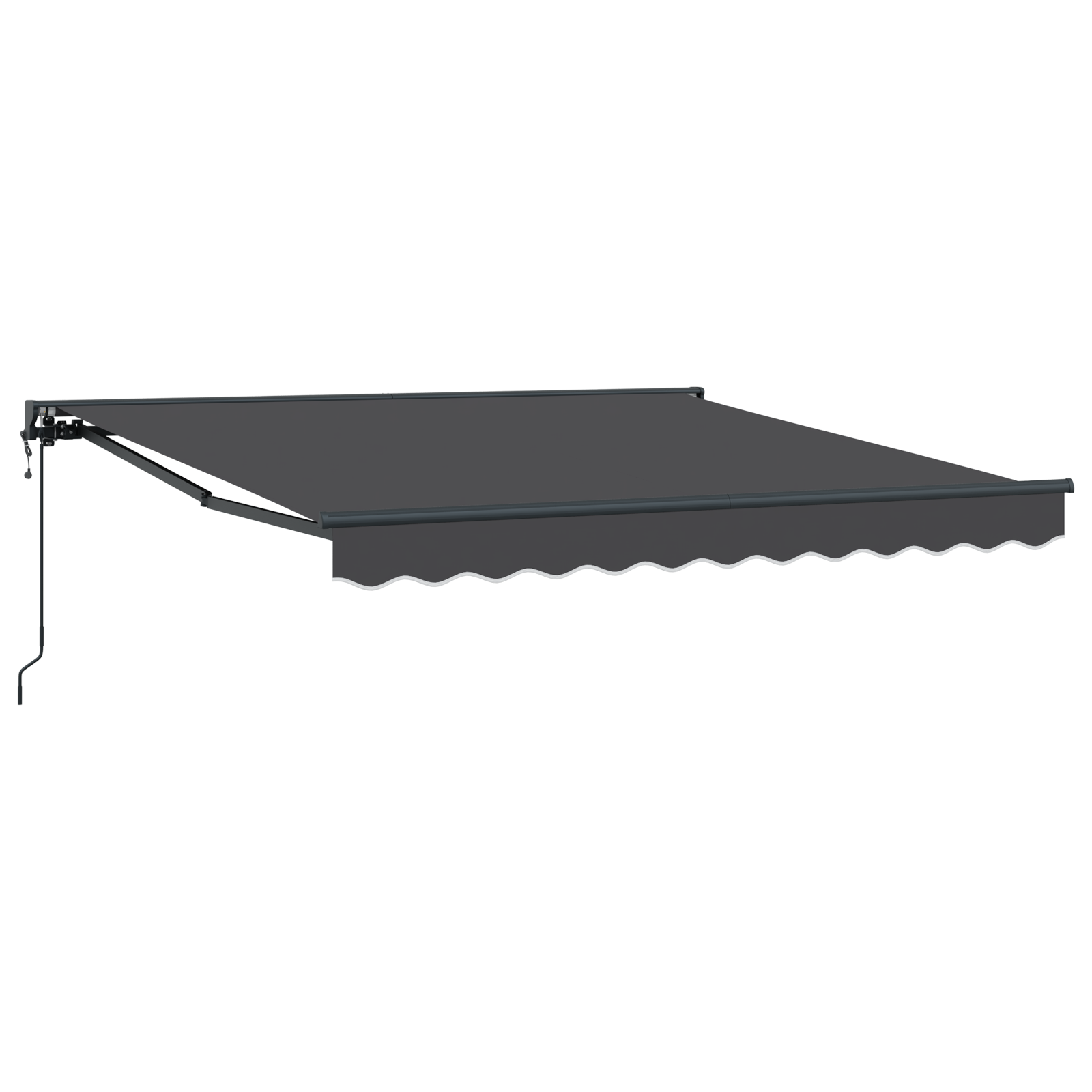 Innvendbar Markise Antrasitt 300x250 cm stoff