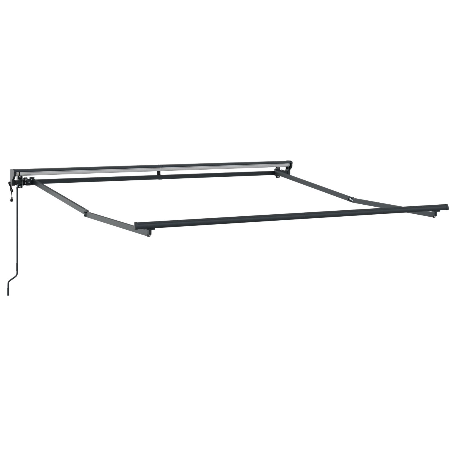 Innvendbar Markise Antrasitt 300x250 cm stoff