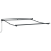 Innvendbar Markise Antrasitt 300x250 cm stoff