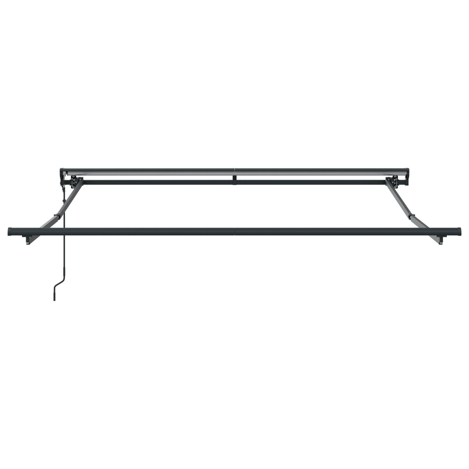 Innvendbar Markise Antrasitt 300x250 cm stoff