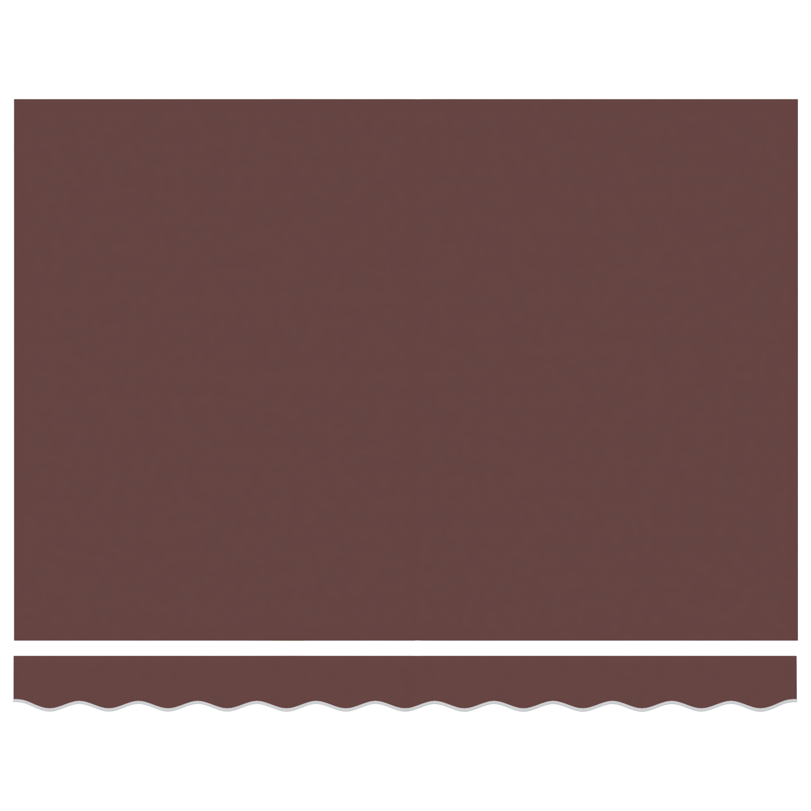 Innvendbar Markise Brun 300x250 cm stoff