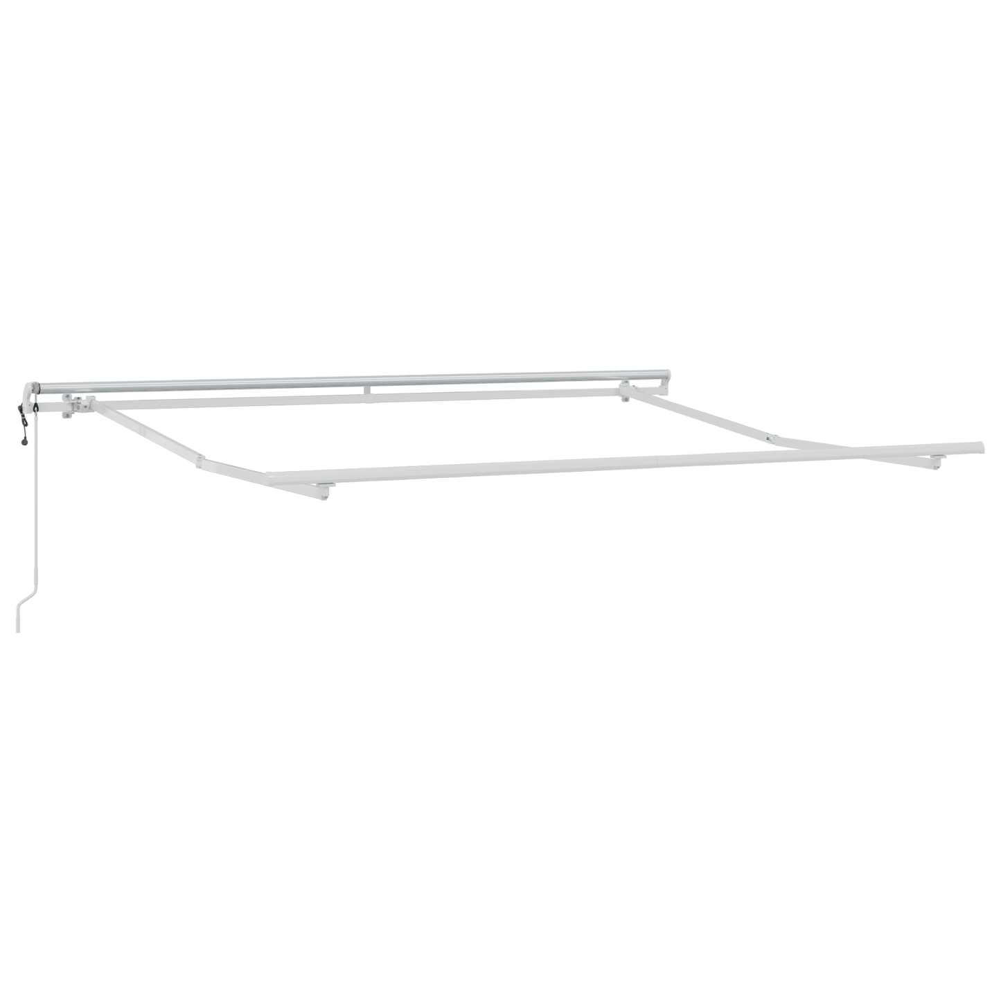 Uttrekkbar markise Flerfarget 300 x 250 cm Stoff og Aluminium