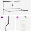 Innvendbar Markise Flerfarget 300x250 cm stoff