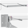 Innvendbar Markise Flerfarget 300x250 cm stoff