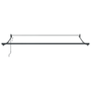 Markise Svart 3 x 2,5 m Polyester og metall