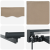 Innvendbar Markise Beige 300x250 cm stoff