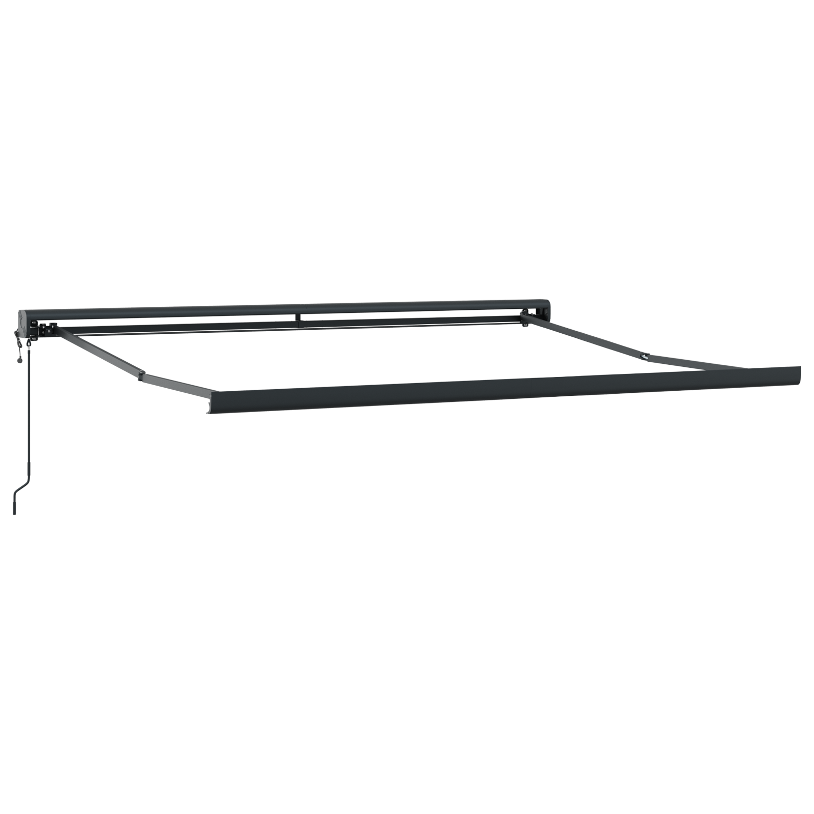 Innvendbar Markise Flerfarget 350 x 250 cm Stoff, Metall