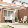 Innvendbar Markise Beige 350 x 250 cm stoff