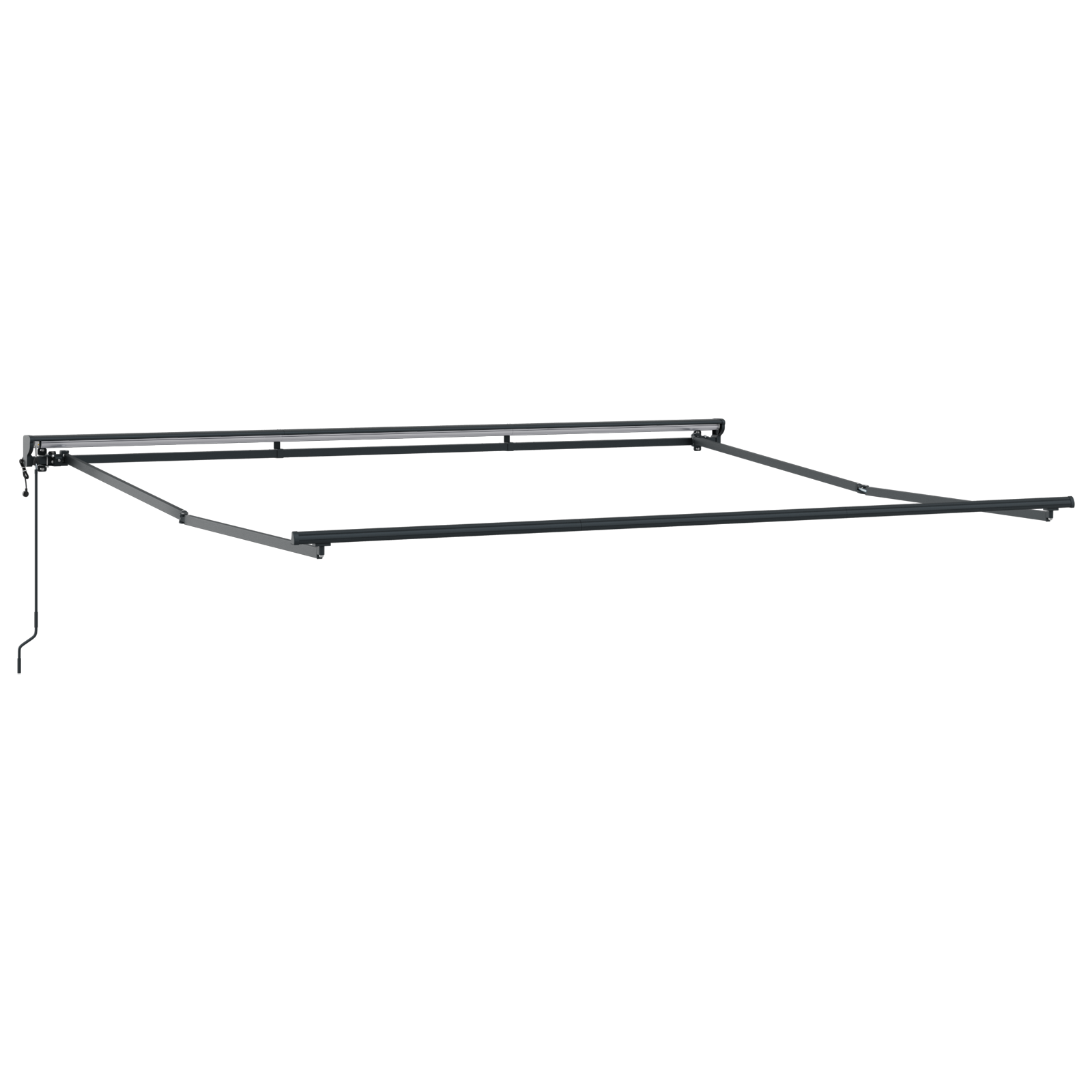 Innvendbar Markise Blå og antrasitt 400 × 300 cm