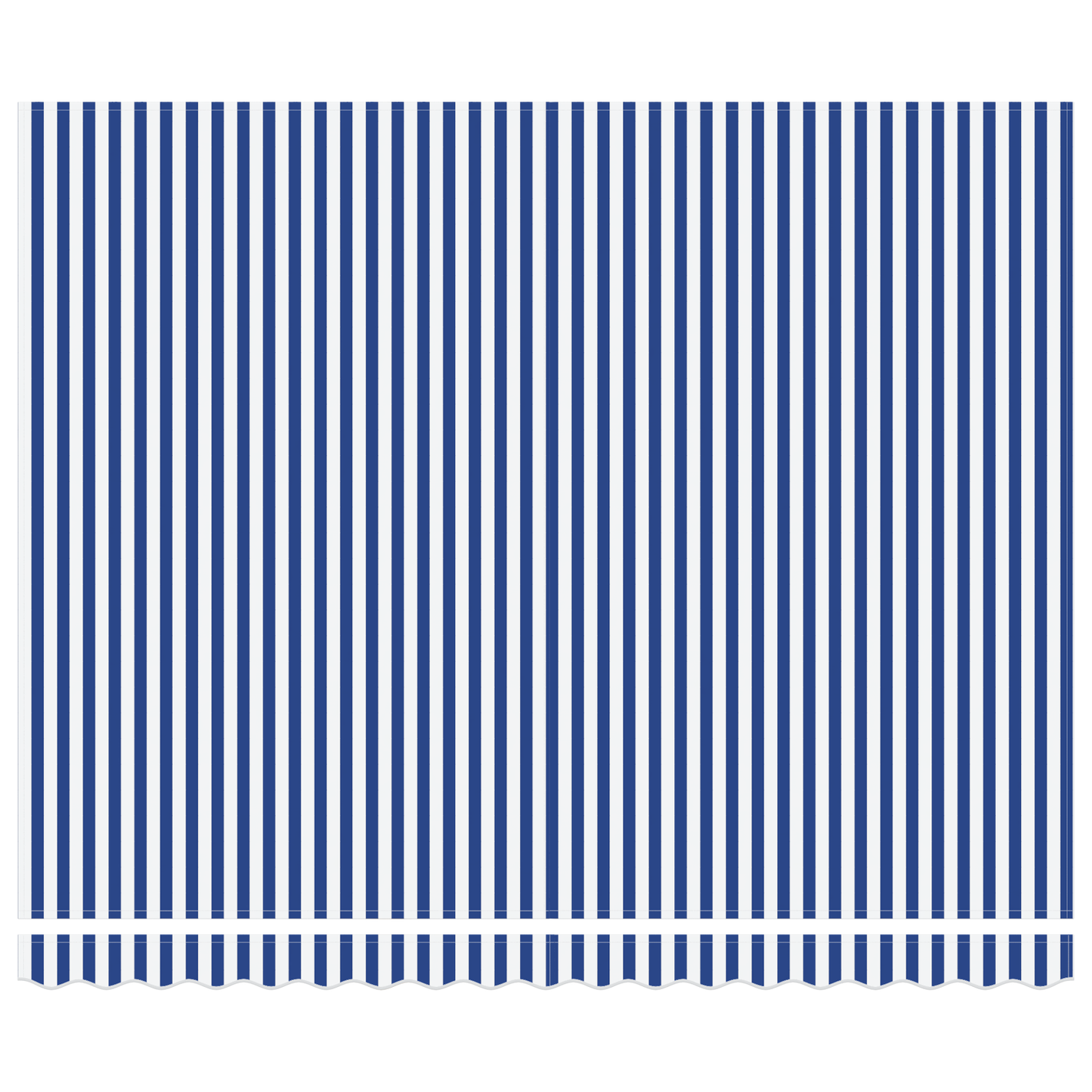 Innvendbar Markise Blå og hvit 400 × 300 cm