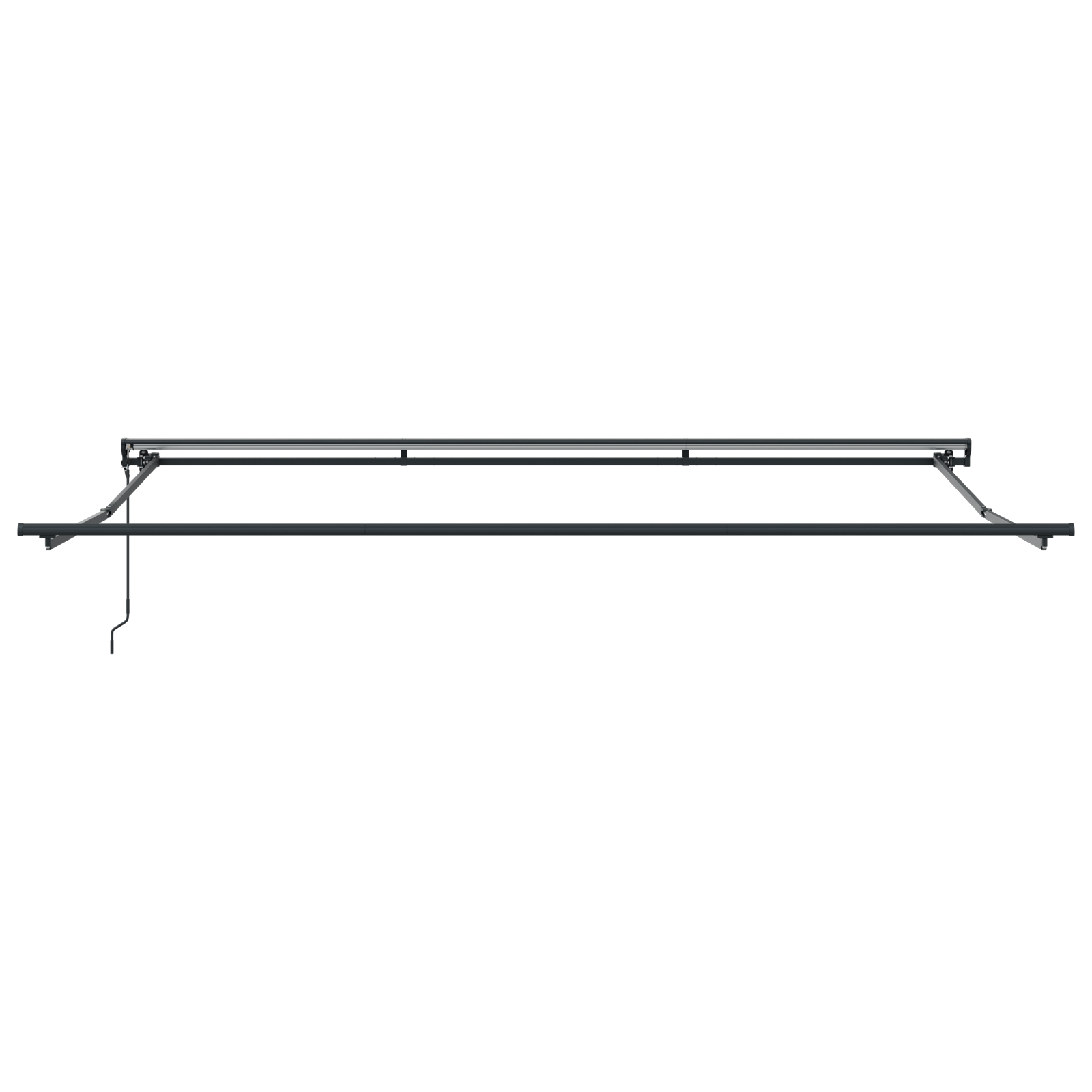 Innvendbar Markise Blå og antrasitt 400 × 300 cm