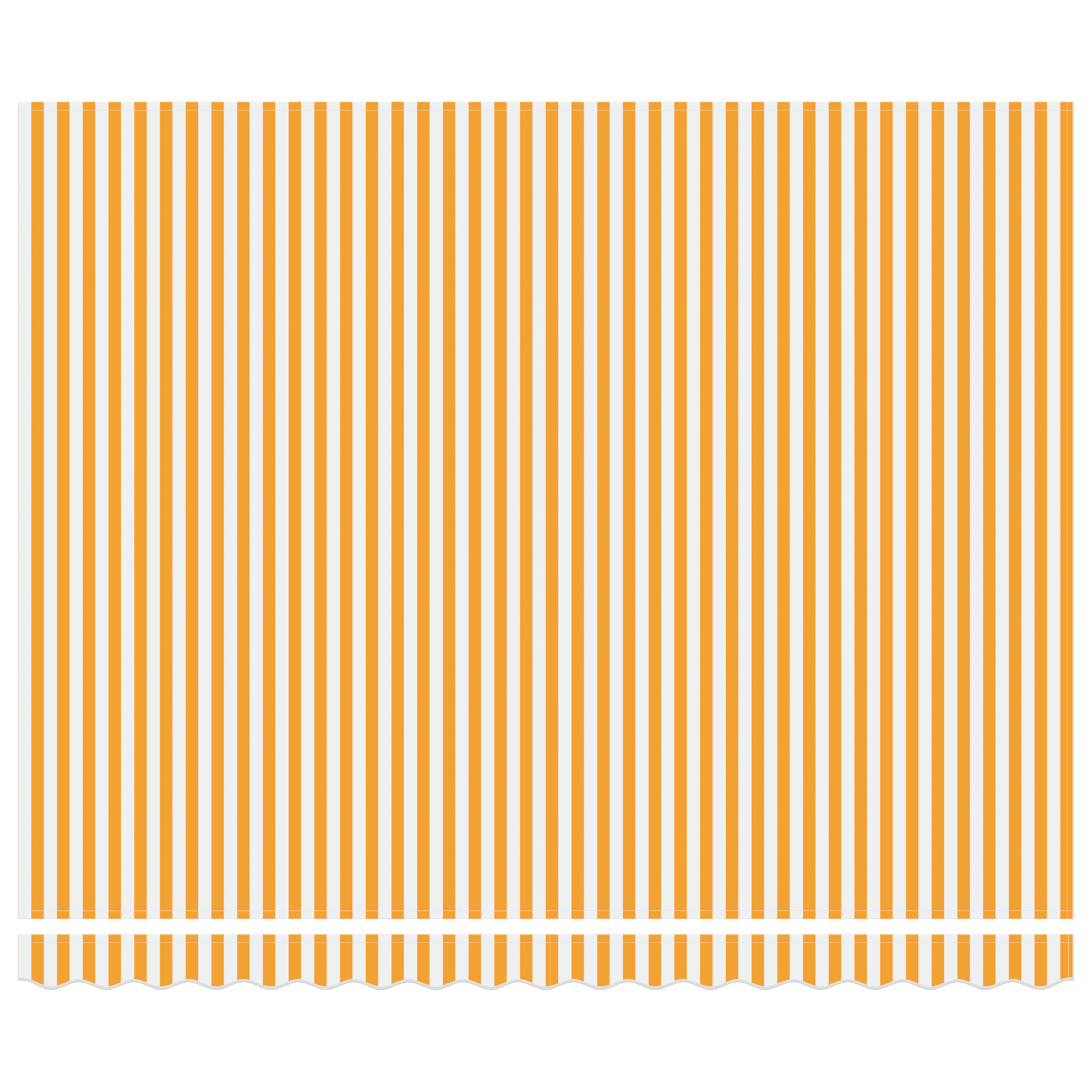Innvendbar Markise Gul og hvit 400x300 cm stoff