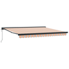 Innvendbar Markise Flerfarget 400 × 300 cm Stoff, Metall