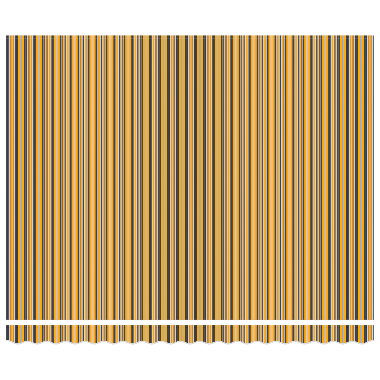 Innvendbar Markise Flerfarget 400 ×300 cm stoff
