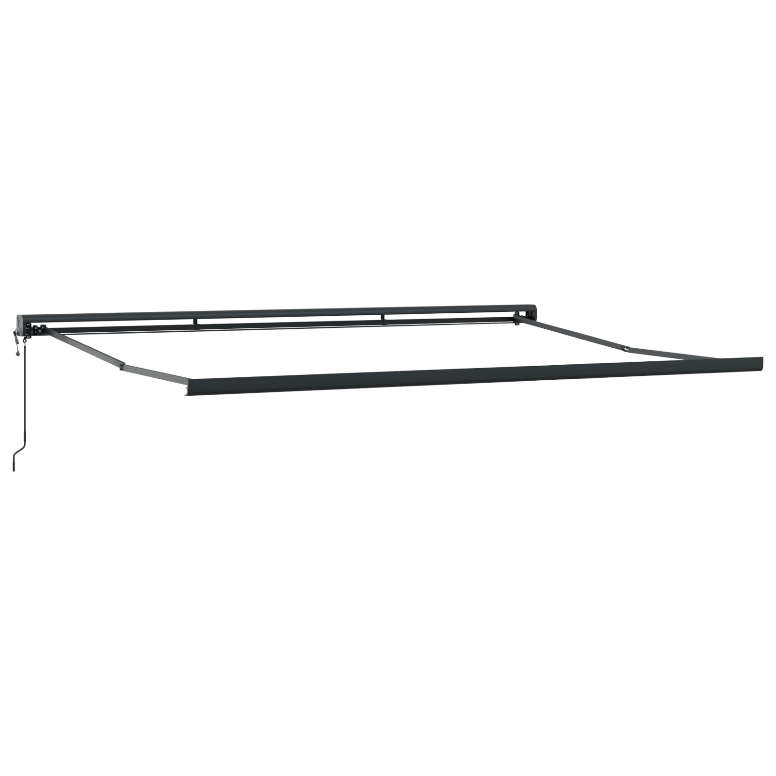 Innvendbar Markise Flerfarget 400 × 300 cm Stoff, Metall