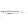 Innvendbar Markise Svart 400x300 cm stoff