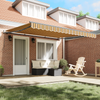 Innvendbar Markise Flerfarget 400 × 350 cm stoff
