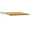 Innvendbar Markise Flerfarget 400 ×350 cm stoff