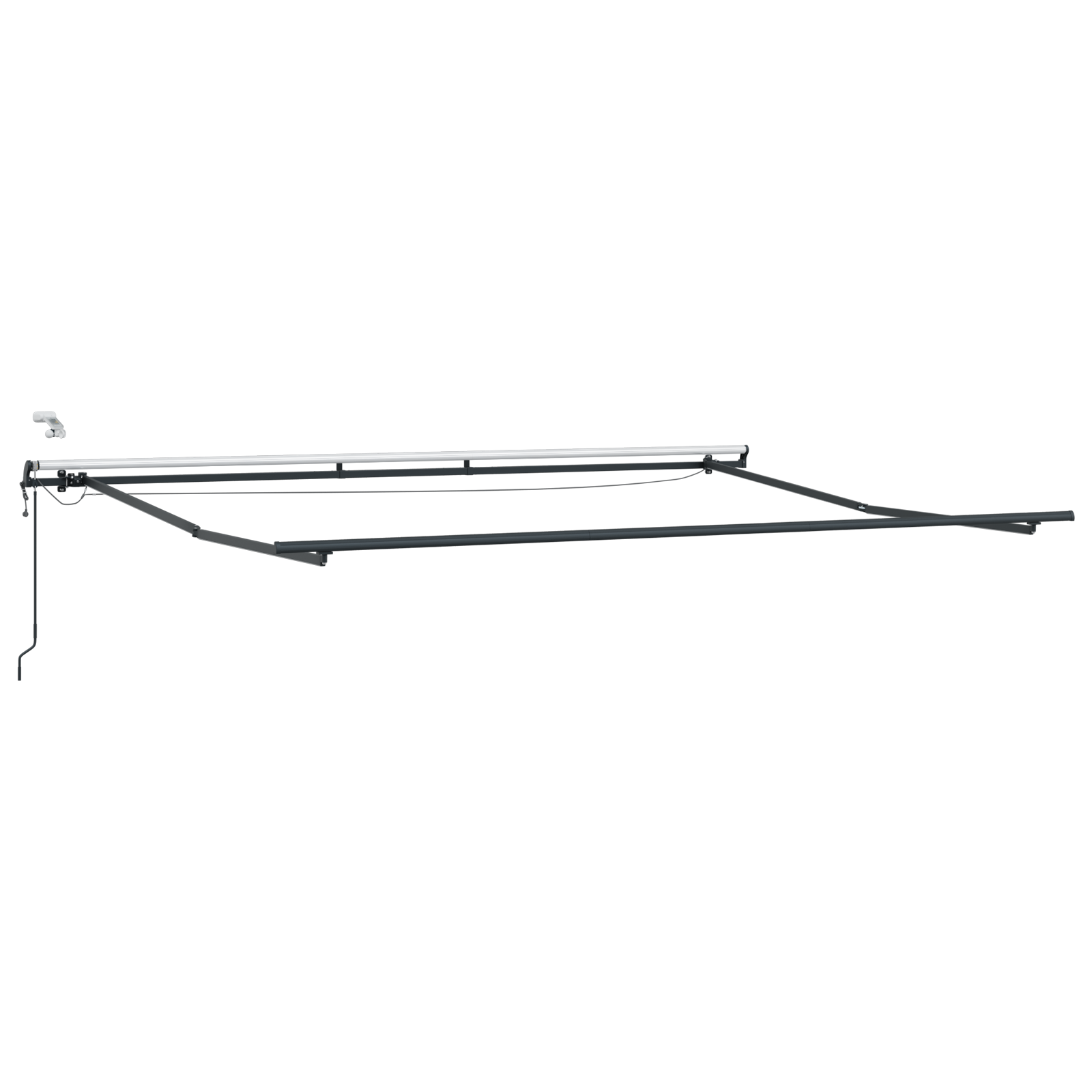 Innvendbar Markise med Flerfarget 400 × 350 cm stoff