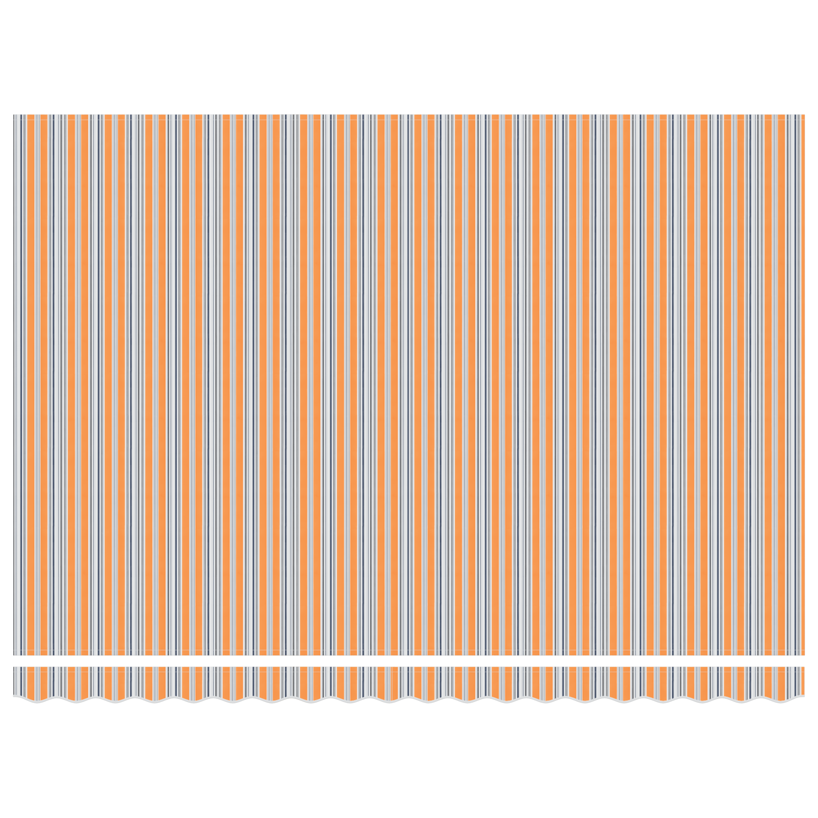Innvendbar Markise Fargerik stripe 450x300 cm stoff