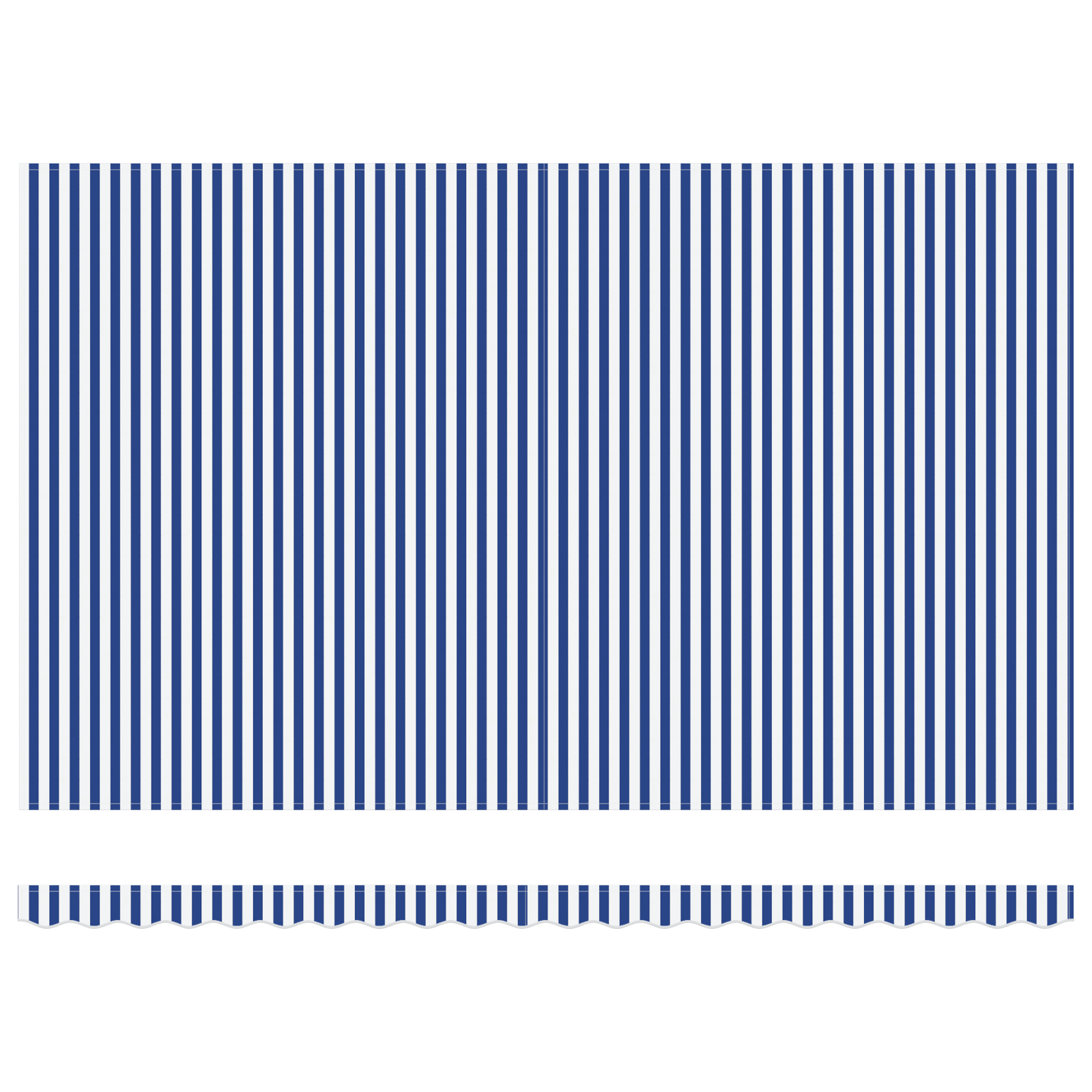 Innvendbar Markise Blå og hvit 500x300 cm stoff