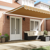 Innvendbar Markise Flerfarget 500 × 300 cm stoff