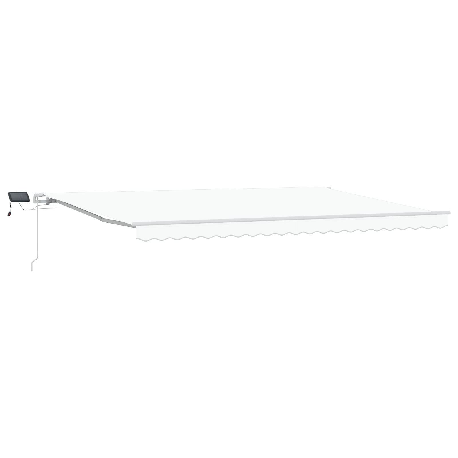 Innvendbar Markise med Hvit 500 ×300 cm stoff