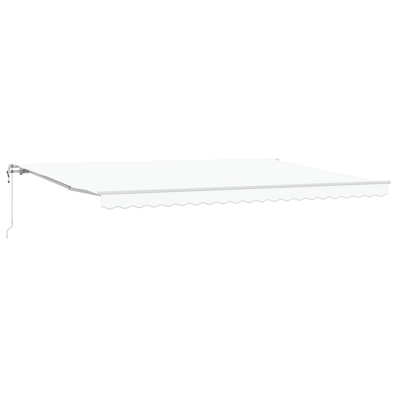 Innvendbar Markise 500 × 300 cm Hvit