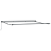 Innvendbar Markise Hvit 500x300 cm stoff