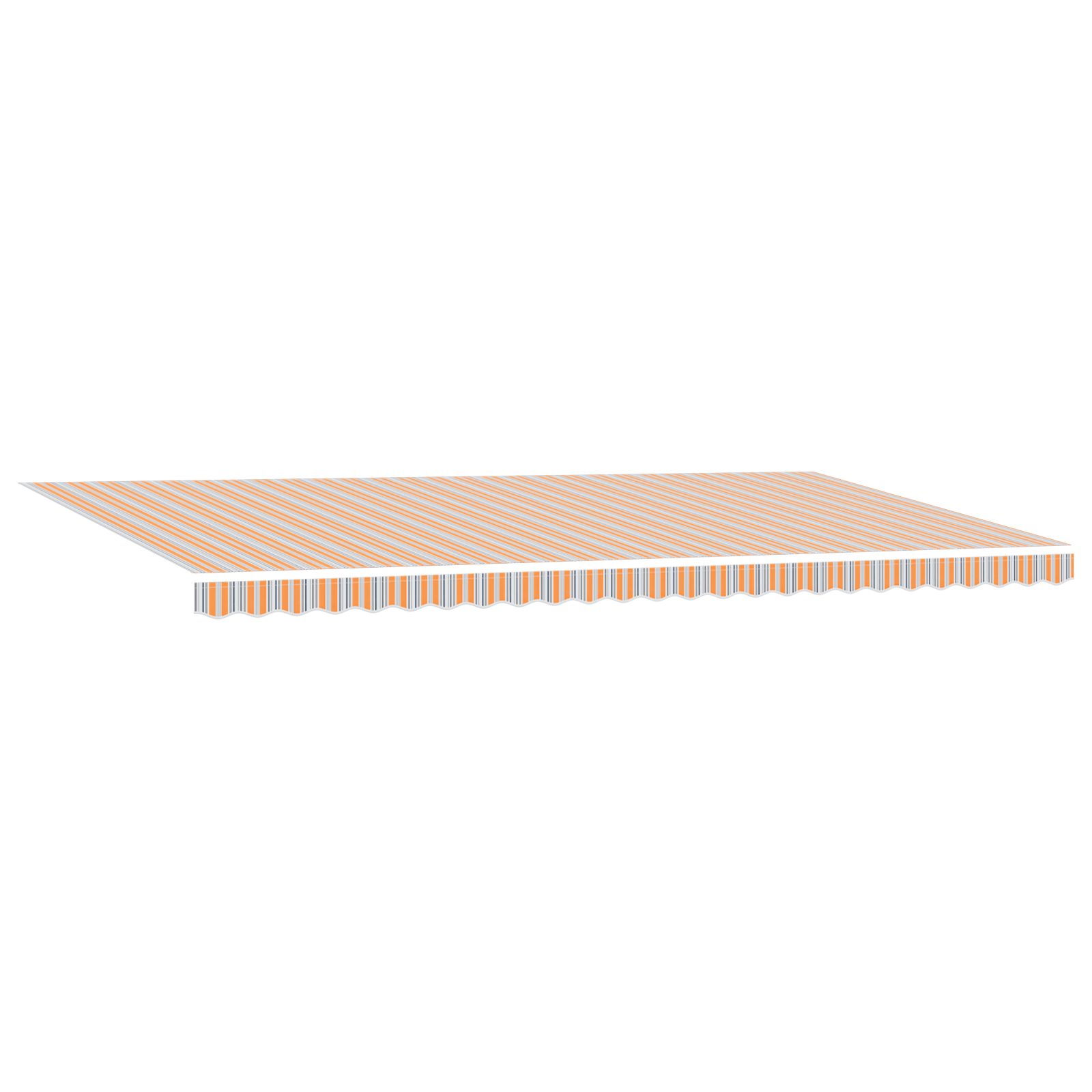 Innvendbar Markise 600 × 300 cm Flerfarget