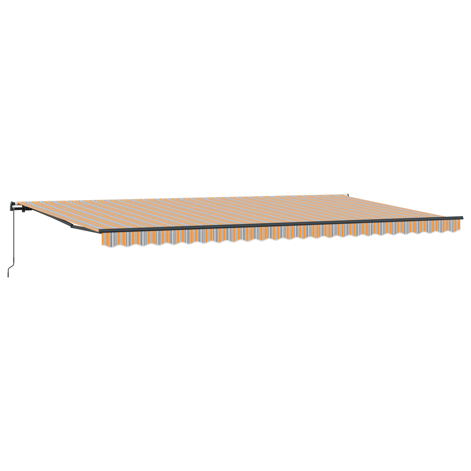 Innvendbar Markise Flerfarget 600 × 300 cm stoff