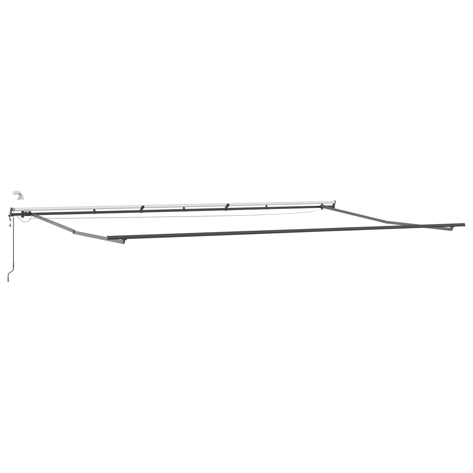 Innvendbar Markise med Flerfarget 600 × 300 cm stoff
