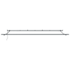 Innvendbar Markise med Flerfarget 600 × 300 cm stoff
