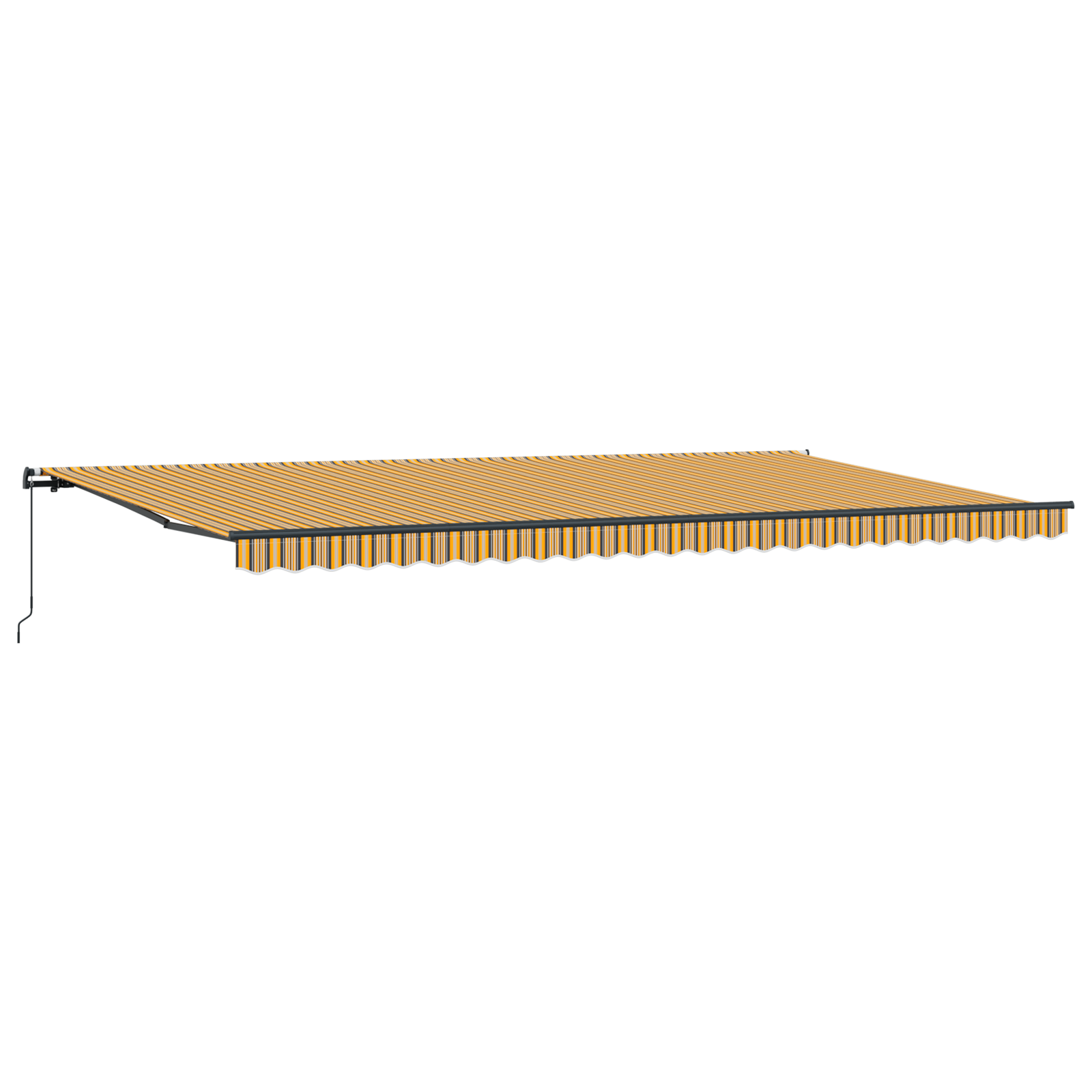 Innvendbar Markise Flerfarget 600 × 300 cm stoff