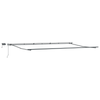 Innvendbar Markise Flerfarget 600 ×300 cm stoff