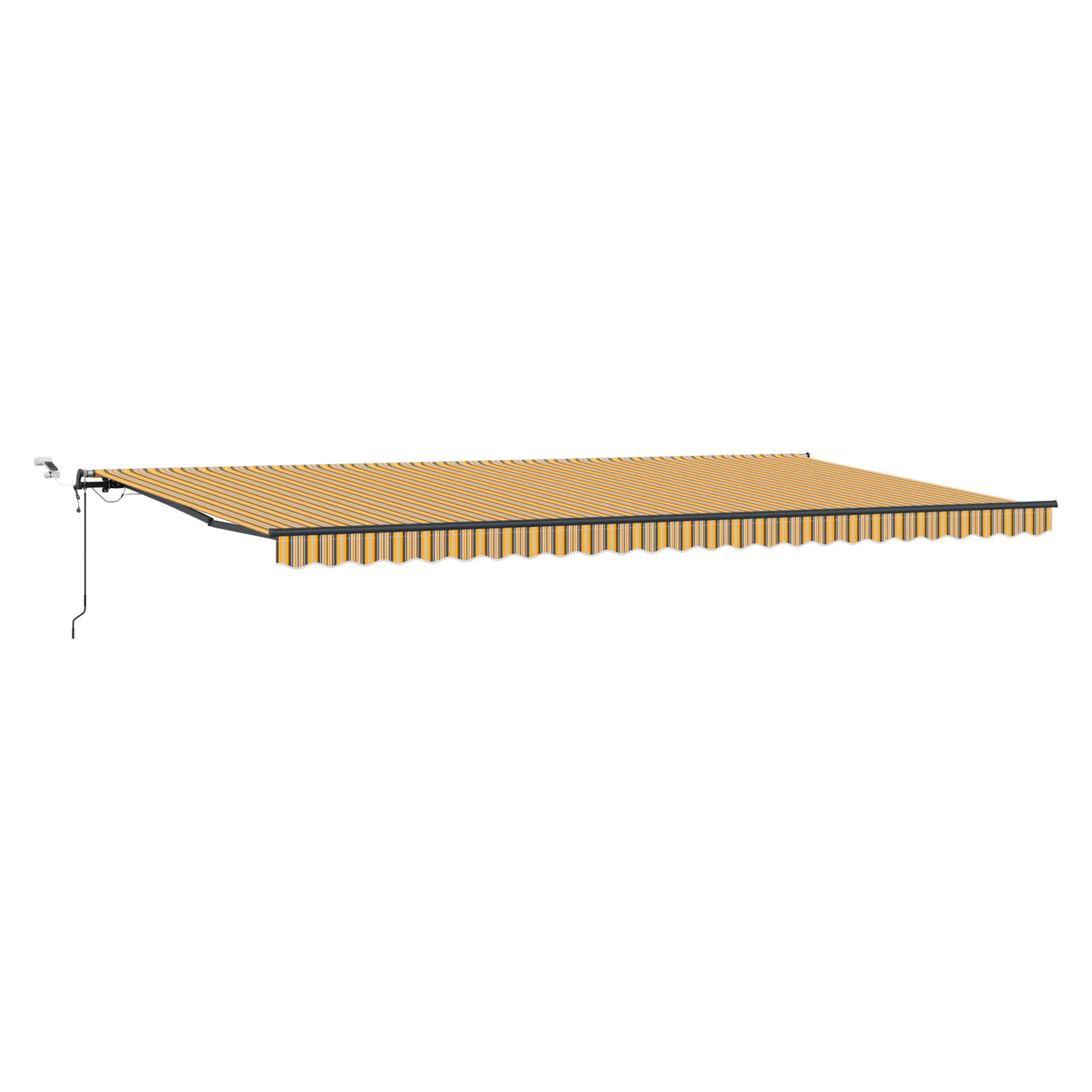 Innvendbar Markise med Flerfarget 600 × 300 cm stoff