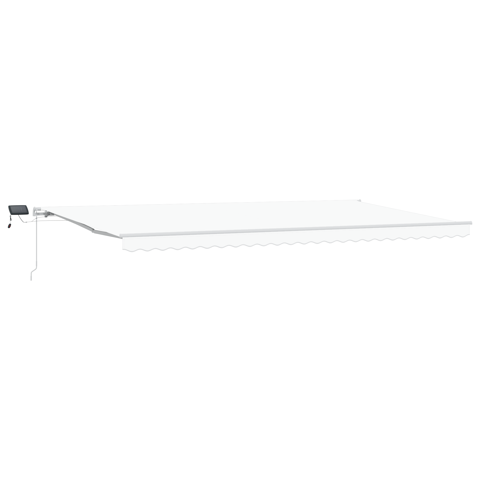 Innvendbar Markise med Hvit 600 ×300 cm stoff