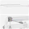 Innvendbar Markise 600 × 300 cm Hvit
