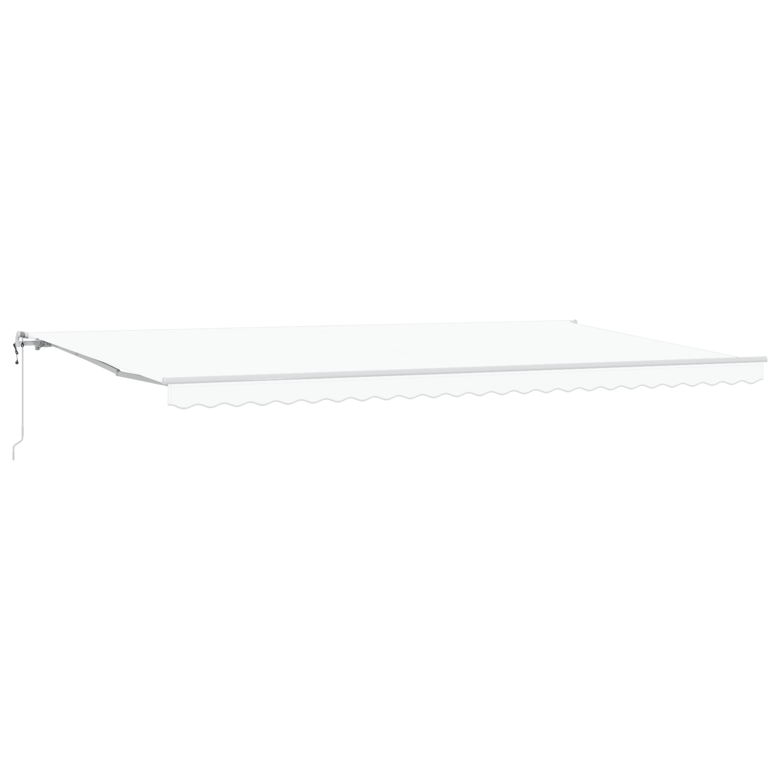 Innvendbar Markise 600 × 300 cm Hvit